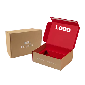 Custom Logo Logistics Shipping Cosmetic <b>Box</b> Corrugated Paper <b>Box</b> Double-sided Printing Film Covering Rigid Airplane Mailing <b>Box</b> - Product Image 4