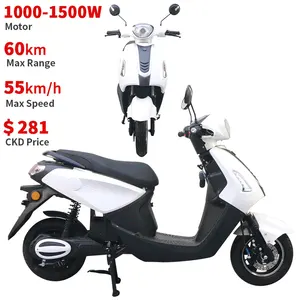 1000-1500W Adult Electric Pedal Motorcycle Cheap Electric Scooter Made In China