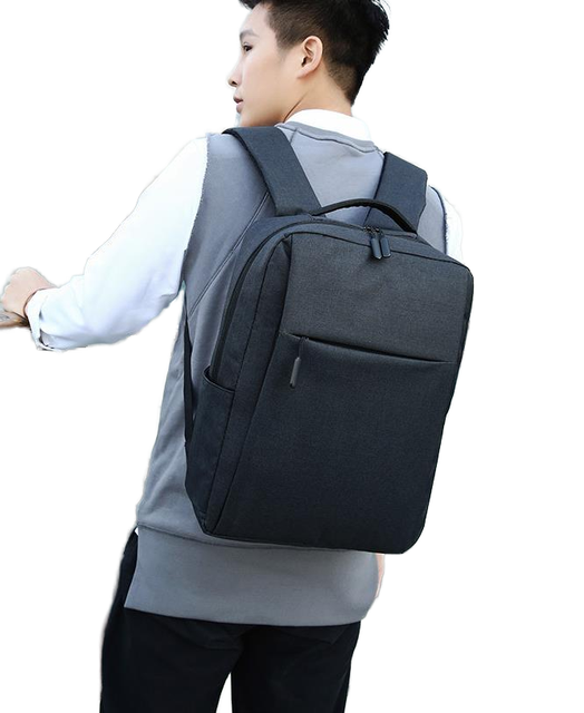 Unisex 15.6 Inch Nylon Laptop Backpack with USB Charging Port Waterproof Computer Backpack for School Zipper Closure