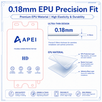 Film hydrogel EPU souple et pliable HD transparent sans bulles, personnalisé OEM, pour Apple iPhone Fold, pour iPhone 18 Fold, protection d'écran
