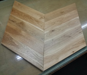 <span class=keywords><strong>Parquet</strong></span> en bois dur de chêne blanc <span class=keywords><strong>à</strong></span> 60 degrés,, 5 pièces - Product Image 2
