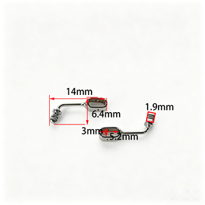 Soporte de Acero Inoxidable <span class=keywords><strong>para</strong></span> <span class=keywords><strong>Gafas</strong></span> de Miopía, Almohadilla Nasal Fija <span class=keywords><strong>para</strong></span> Monturas de <span class=keywords><strong>Gafas</strong></span>, Accesorios Ópticos, Repuestos - Product Image 5