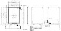Modul LCD Industri 3.95 Inci TFT LCD Display 320*480 dengan Antarmuka MCU/ RGB/ SPI IC Driver ST7796S Lampu Latar LED