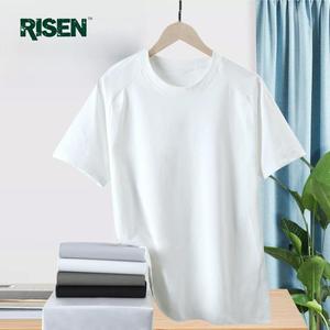 180g di vendita all'ingrosso di fascia personalizzata Oversize 3d ricamo t-shirt di tendenza di personalizzazione che attraversa magliette da lavoro con logo stampato - Product Image 1