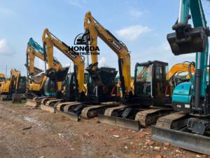 Excavatrice d'occasion Sany 60C, modèle 2022, bon état, mini-chenillard, capacité 6 tonnes, godet 0,23 m³, moteur et pompe 90 % neufs, 36 kW d'origine - Product Image 6