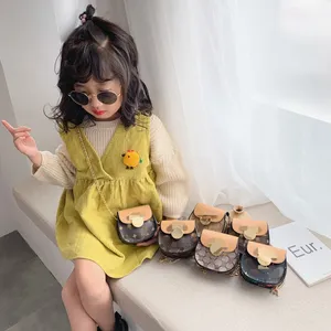 2023 new fashion small children crossbody kids purses letter printing bag make in china