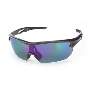 Полуободковые уличные солнцезащитные очки для верховой езды на велосипеде рыбалки вождения мотоцикла солнцезащитные очки оптом из Китая Спортивные очки из поликарбоната резиновые