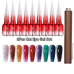 ชุดน้ำยาทาเล็บเจลมูนไลท์แม่เหล็กตามสั่งโลโก้แมวอาย์ไลท์แม่เหล็กสีน้ำสีขาวแวววาวขนาด15มล. สำหรับทำเล็บ - Product Image 2