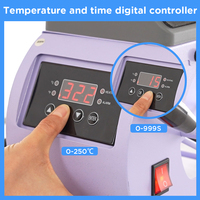 Presse à chaud multifonctionnelle électrique manuelle pour la sublimation de casquettes de baseball