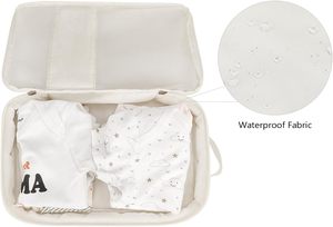 Bolsas Organizadoras de Pañales para Bebé, Paquete de <span class=keywords><strong>2</strong></span>, Impermeables, Colgantes, con Diseño de Oso, Reutilizables, Lavables, de Tela - Product Image 4