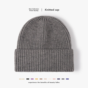 Gorro de punto grueso estilo hip hop Y2K para hombre, ideal para el verano, cálido <span class=keywords><strong>y</strong></span> a la moda. - Product Image 1
