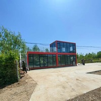 Conteneur de mur rideau en verre modulaire facile à assembler pour les magasins temporaires et les cabines de marketing