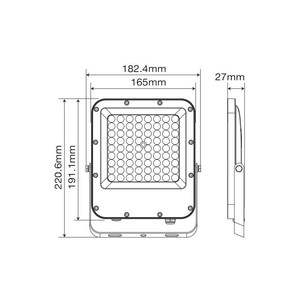 Projecteur LED Vito 50W 4000K 5900lm IP65 Lumière naturelle Éclairage extérieur - Product Image 2
