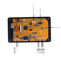 Carte décodeur MP4/MP5/WAV 2,8 pouces HD Bluetooth 5.0 Lecteur de disque dur prend en charge le calendrier, l'horloge et la fonction réveil