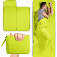 Sac à dos de voyage, sac de couchage individuel, sac de couchage enveloppant résistant à l'humidité pour le camping et la randonnée