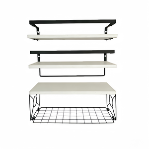 Estantes Flotantes de Madera para Pared, Decoración para Cocina, Dormitorio, Lavandería, Sala de Estar, <span class=keywords><strong>Baño</strong></span>, Almacenamiento <span class=keywords><strong>Colgante</strong></span> - Product Image 2