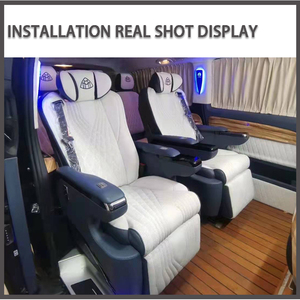 Asiento ajustable de cuero para <span class=keywords><strong>Camper</strong></span>, accesorio de lujo, Interior modificado, VIP, cómodo, Nappa - Product Image 6