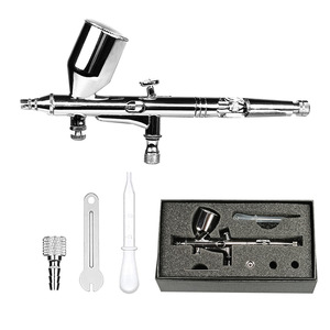 Aerógrafo de Doble Acción HD181 de 0.2-0.3 mm con Alimentación por Gravedad, Velocidad Ajustable, Herramienta para Arte, Maquillaje y Modelismo - Product Image 1