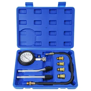 Kit de ferramentas de teste profissional para teste de cilindro de compressão de motor a gás, medidor de pressão