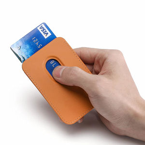 Accessoires de base d'étui de <span class=keywords><strong>téléphone</strong></span> <span class=keywords><strong>portable</strong></span> de luxe de mode personnalisée pour support magnétique portefeuille porte-cartes de <span class=keywords><strong>téléphone</strong></span> en cuir pour l'arrière du <span class=keywords><strong>téléphone</strong></span> - Product Image 4