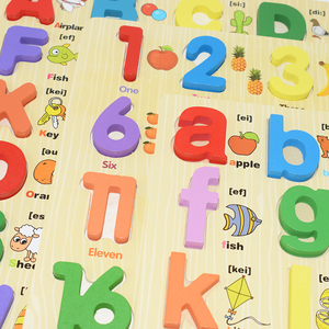 Holz Montessori Spielzeug Puzzle <span class=keywords><strong>Board</strong></span> Kinder Lernspiel zeug Alphabet Puzzle Baby Holz spielzeug Puzzle - Product Image 6