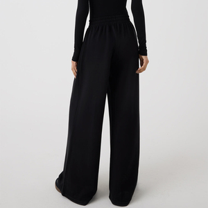 Pantalon de sport islamique musulman personnalisé à jambes larges pour femme, séchage rapide, UPF50, colorblock, Spandex/Polyester - Product Image 6