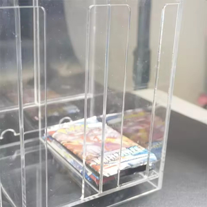 Dispensador de Cartas Apilables de Vidrio Antioxidante Personalizado, con 6 Ranuras, para Exhibición de Cartas Coleccionables TCG - Product Image 6