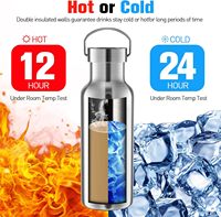Bouteille isotherme populaire 2026 – Tasse thermos d'extérieur personnalisable avec isolation de 6 à 12 heures – Cadeaux d'affaires