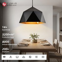 Lustre suspendu en métal de forme irrégulière, design moderne et minimaliste, pour boutique de thé au lait, café, bar, comptoir
