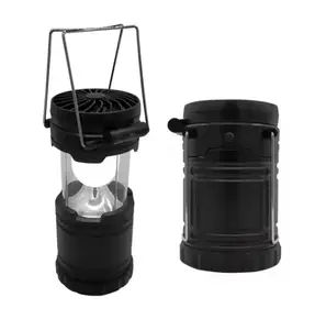 Mini lámpara de camping portátil para exteriores con ventilador, tienda de luz elástica para campings