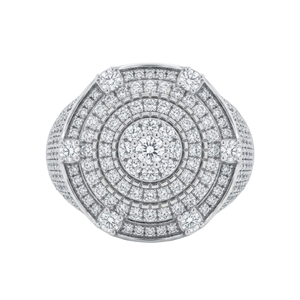 3.3ct Personalized Classic Eternity Band S925 Sterling Silver Prong <b>Set</b> Lab VVS Moissanite Iced Out Jewelry Rappers <b>Men</b> - Product Image 1