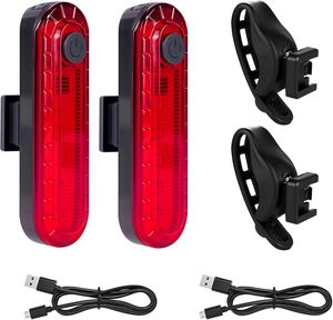 Custom Logo COB LED <b>Bicycle</b> Rear <b>Light</b> USB Rechargeable 4 Modes Promotional Gift High Brightness Universal Fit Safety Lamp - Product Image 1