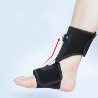 Nouvelle attelle de cheville sportive pour pied tombant avec compression en caoutchouc, soutien anti-éversion et rotation, réglable pour une protection optimale