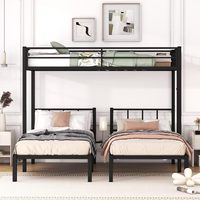 Cadre de lit convertible en fer moderne et minimaliste, écologique, avec démontage simple, pour chambre à coucher, famille et enfants