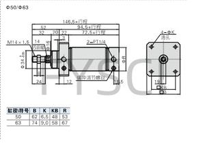 Cilindro Neumático Mini AirTAC MARF25X400S, Montaje de Brida Cuadrada, Doble Acción, 1 kg, 1 Año de Garantía - Product Image 6