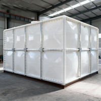 Kit de Tanque de Agua Modular de GRP Cuadrado y Rectangular con Ensamblaje Atornillado para Fáciles Proyectos de Instalación DIY