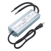 Convertisseur LED 24V 400W étanche IP67, transformateur LED ultra-plat 110V AC vers 24V DC 16.7A 400 Watts silencieux basse tension