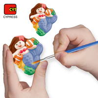 Beliebte Putzmalerei DIY-Gipsform Kinder Kunsthandwerk Mal-Spielzeug Gipsform-Set