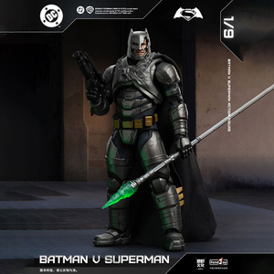 Figura de Acción de <span class=keywords><strong>Superman</strong></span> Versión Henry y <span class=keywords><strong>Batman</strong></span> con Armadura Pesada y Daños de Batalla de FondJoy, Escala 1/9, 19 cm/7.5 pulgadas - Product Image 2