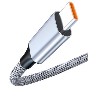 Grey nylon bện USB C sạc cáp nhanh chóng sạc dây Tương thích Galaxy S9 S8 lưu ý 9 Lưu ý 8 cộng với V30 G6 G5 V20 - Product Image 1