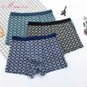 Calzoncillos de algodón con estampado para hombre, ropa interior tipo bóxer para pene, venta al por mayor