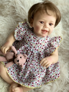 Day Reborne 3 agujeros Abs Defecto Figura Un Ym Baby Vide Función 22 pulgadas Bebidas Lunabebe Reborn Doll - Product Image 5