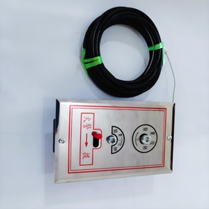 Thép không gỉ độ nhạy cao điều khiển từ xa thiết bị truyền động với <span class=keywords><strong>Wire</strong></span> Rope ổ đĩa cơ chế cho khói van - Product Image 6