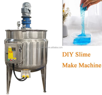 Ligne de production automatique de slime 500L avec réservoir de mélange et pétrin
