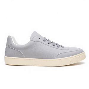 Sneakers di Lusso da Uomo in Pelle Pieno Fiore Martellata, Scarpe Casual Vintage Stile Old Money Leggere - Product Image 2