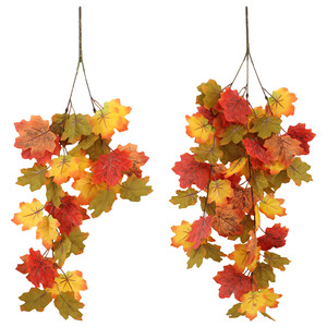 Greenery Artificial Maple <b>Leaves</b> Garland 30cm-190cm Autumn <b>Decor</b> for <b>Wall</b> Wedding Arch - Product Image 4