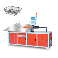 Máquina de Doblado de Alambre CNC de Alta Calidad de 4 Ejes 2D-308, Máquina Automática de Doblado de Alambre de 3-8 mm