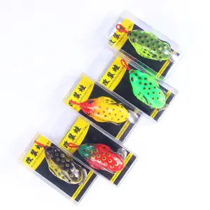 5.5cm 13g Hengjia Plástico Artesanal Sapo Iscas De Pesca Sapo Iscas Soft Lure Popular