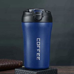 Stainless Steel <b>Coffee</b> Mug Portable Car Thermos Business Office Gift Dual-Drink Mug - Product Image 2