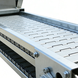 工場直送の高耐久コンベア、鋼鉄工場の材料移動用ハンドル付き高負荷産業用チェーンコンベア - Product Image 2